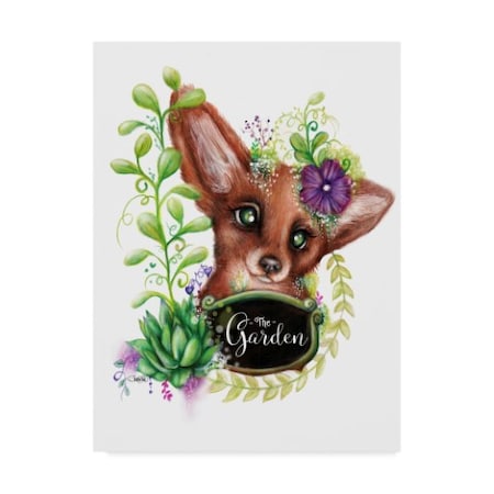 Sheena Pike Art And Illustration 'The Garden Sign Fox' Canvas Art,14x19